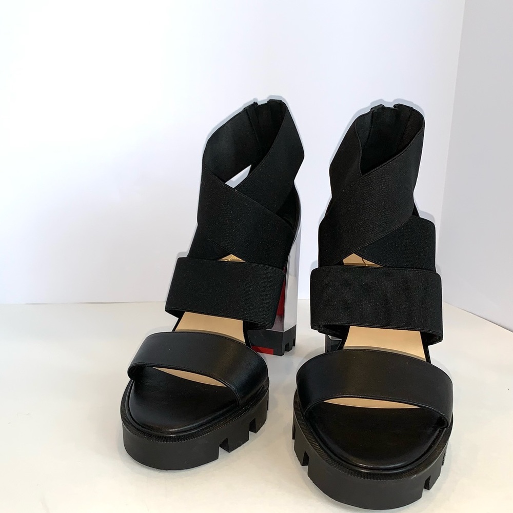 Christian Louboutin platform heel sandal